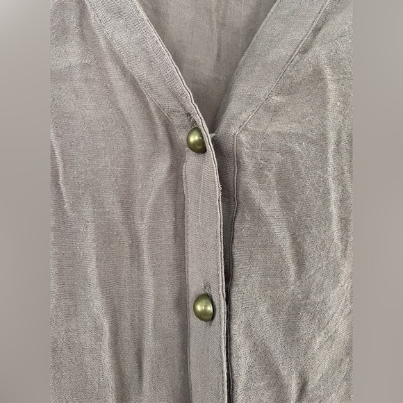 4/25 Brownish Antilia Femme Button Down Blouse - Picture 3 of 11